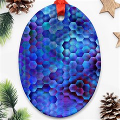 Zzzap! Oval Ornament (two Sides) by MRNStudios