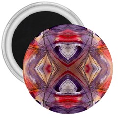 Abstract Petals Symmetry 3  Magnets by kaleidomarblingart