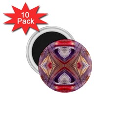 Abstract Petals Symmetry 1 75  Magnets (10 Pack)  by kaleidomarblingart