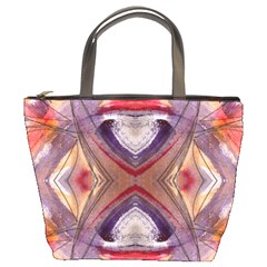 Abstract Petals Symmetry Bucket Bag by kaleidomarblingart