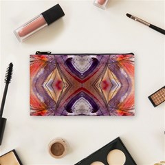 Abstract Petals Symmetry Cosmetic Bag (small) by kaleidomarblingart