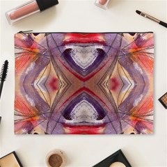 Abstract Petals Symmetry Cosmetic Bag (xl) by kaleidomarblingart