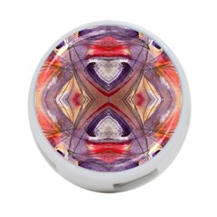 Abstract Petals Symmetry 4-port Usb Hub (two Sides) by kaleidomarblingart