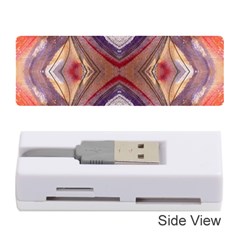 Abstract Petals Symmetry Memory Card Reader (stick) by kaleidomarblingart