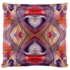 Abstract Petals Symmetry Large Cushion Case (one Side) by kaleidomarblingart