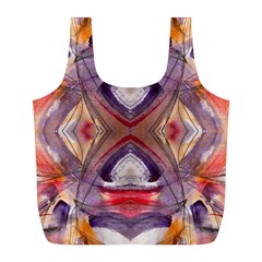 Abstract Petals Symmetry Full Print Recycle Bag (l)