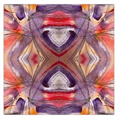 Abstract Petals Symmetry Large Satin Scarf (square) by kaleidomarblingart