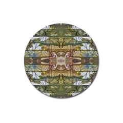 Abstract Symmetry Magnet 3  (round) by kaleidomarblingart