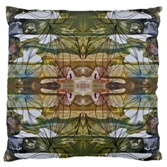 Abstract Symmetry Large Flano Cushion Case (two Sides) by kaleidomarblingart