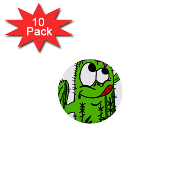 Cactus 1  Mini Buttons (10 pack) 