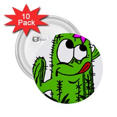 Cactus 2 25  Buttons (10 Pack)  by IIPhotographyAndDesigns