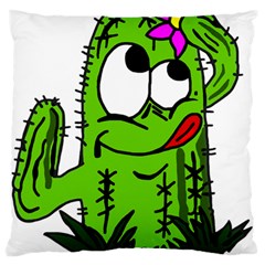 Cactus Large Cushion Case (one Side) by IIPhotographyAndDesigns