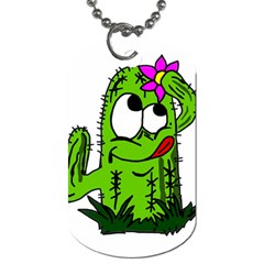 Cactus Dog Tag (one Side) by IIPhotographyAndDesigns