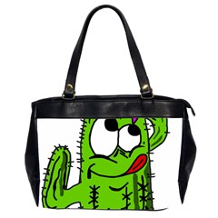 Cactus Oversize Office Handbag (2 Sides) by IIPhotographyAndDesigns