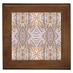 Inked Patterns Repeats Framed Tile by kaleidomarblingart