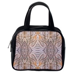 Inked Patterns Repeats Classic Handbag (one Side) by kaleidomarblingart