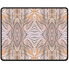 Inked patterns repeats Fleece Blanket (Medium) 