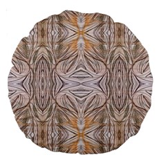 Inked patterns repeats Large 18  Premium Round Cushions