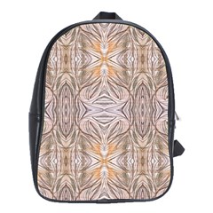 Inked patterns repeats School Bag (XL)