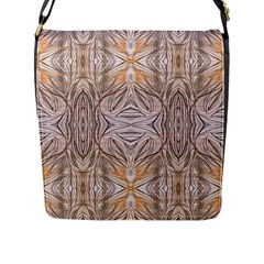 Inked patterns repeats Flap Closure Messenger Bag (L)