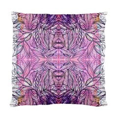 Biro On Pink Symmetry Standard Cushion Case (two Sides) by kaleidomarblingart