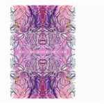 Biro on pink symmetry Large Garden Flag (Two Sides) Front