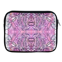 Biro On Pink Symmetry Apple Ipad 2/3/4 Zipper Cases by kaleidomarblingart