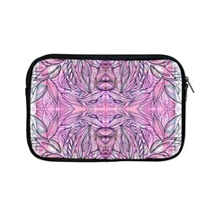 Biro On Pink Symmetry Apple Ipad Mini Zipper Cases by kaleidomarblingart