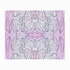 Pink Biro Repeats I Small Glasses Cloth (2 Sides) by kaleidomarblingart