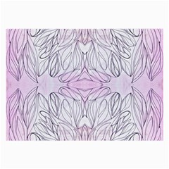 Pink Biro Repeats I Large Glasses Cloth by kaleidomarblingart