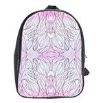 Pink Biro Repeats I School Bag (Large) Front