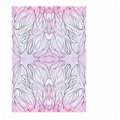 Pink Biro Repeats I Large Garden Flag (two Sides) by kaleidomarblingart