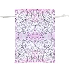 Pink Biro Repeats I  Lightweight Drawstring Pouch (xl) by kaleidomarblingart