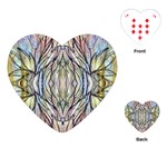 Ink Paint Repeats Playing Cards Single Design (Heart) Front