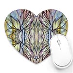 Ink Paint Repeats Heart Mousepads Front