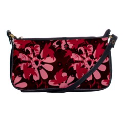 Folk Flowers Art Pattern  Shoulder Clutch Bag