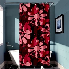 Folk Flowers Art Pattern  Shower Curtain 36  X 72  (stall)  by Eskimos