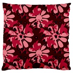 Folk Flowers Art Pattern  Standard Flano Cushion Case (two Sides) by Eskimos