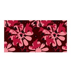 Folk Flowers Art Pattern  Satin Wrap by Eskimos