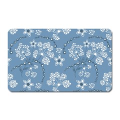 Folk Flowers Art Pattern  Magnet (rectangular) by Eskimos