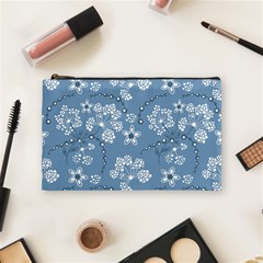 Folk Flowers Art Pattern  Cosmetic Bag (medium) by Eskimos