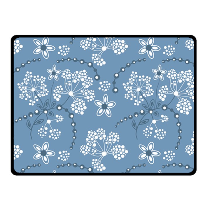 Folk flowers art pattern  Fleece Blanket (Small)