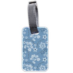 Folk Flowers Art Pattern  Luggage Tag (two Sides) by Eskimos