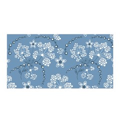 Folk Flowers Art Pattern  Satin Wrap by Eskimos