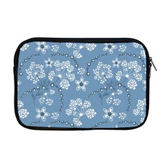 Folk Flowers Art Pattern  Apple Macbook Pro 17  Zipper Case by Eskimos