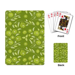 Folk Flowers Art Pattern  Playing Cards Single Design (rectangle) by Eskimos