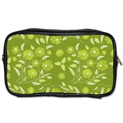 Folk Flowers Art Pattern  Toiletries Bag (one Side) by Eskimos