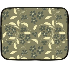 Folk Flowers Art Pattern  Fleece Blanket (mini) by Eskimos