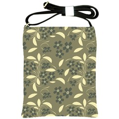 Folk Flowers Art Pattern  Shoulder Sling Bag by Eskimos