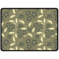 Folk Flowers Art Pattern  Fleece Blanket (large)  by Eskimos